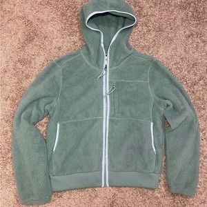 The North face hooded fleece jacket